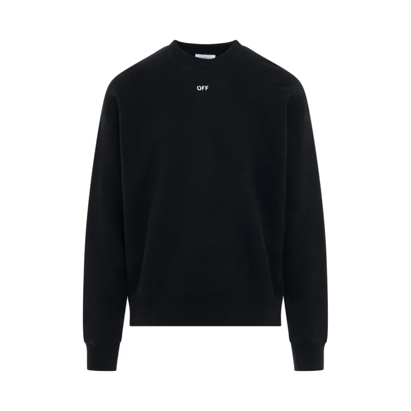 Off Stamp Skate Fit Sweatshirt in Black sold by MARAIS