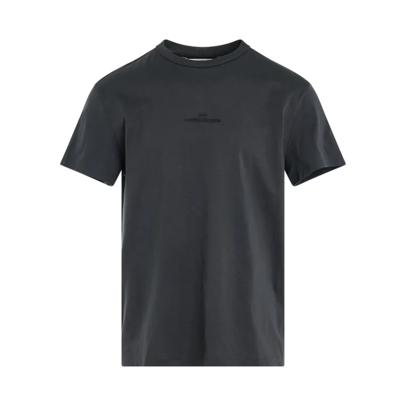 Upside Down Logo T-Shirt in Grey sold by MARAIS