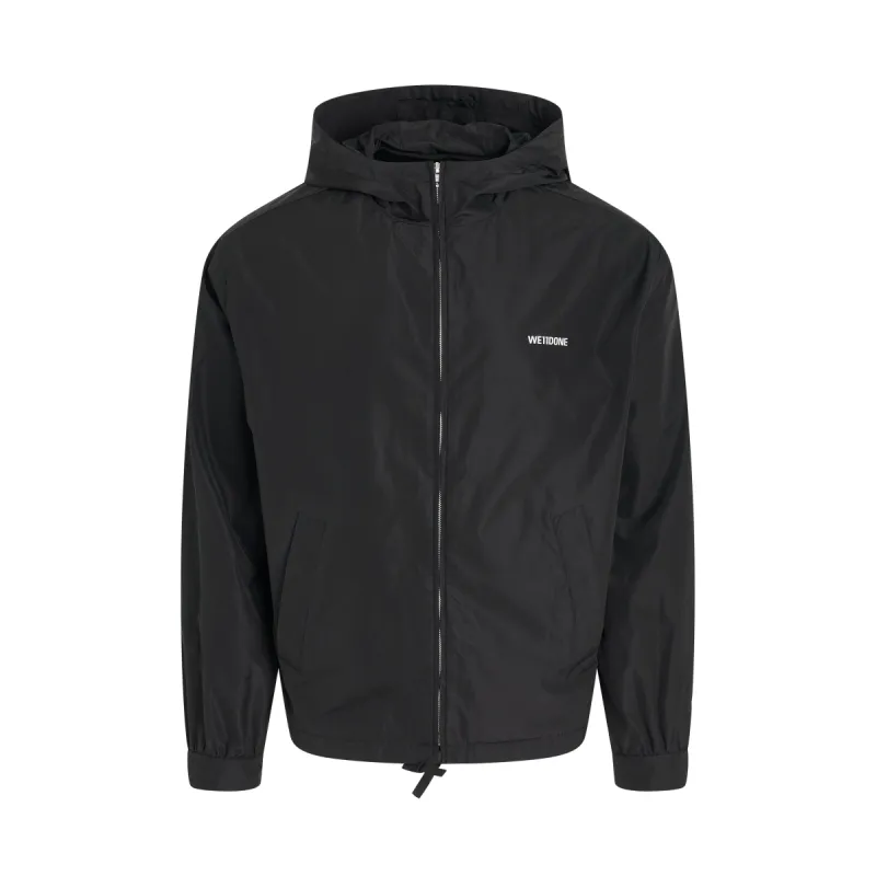 Bolt Teddy Bear Print Hoodie in Black made by MARAIS