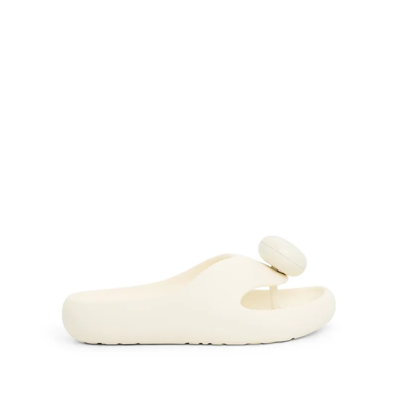 Foam Thong Slide in White sold by MARAIS