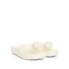 Foam Thong Slide in White sold by MARAIS