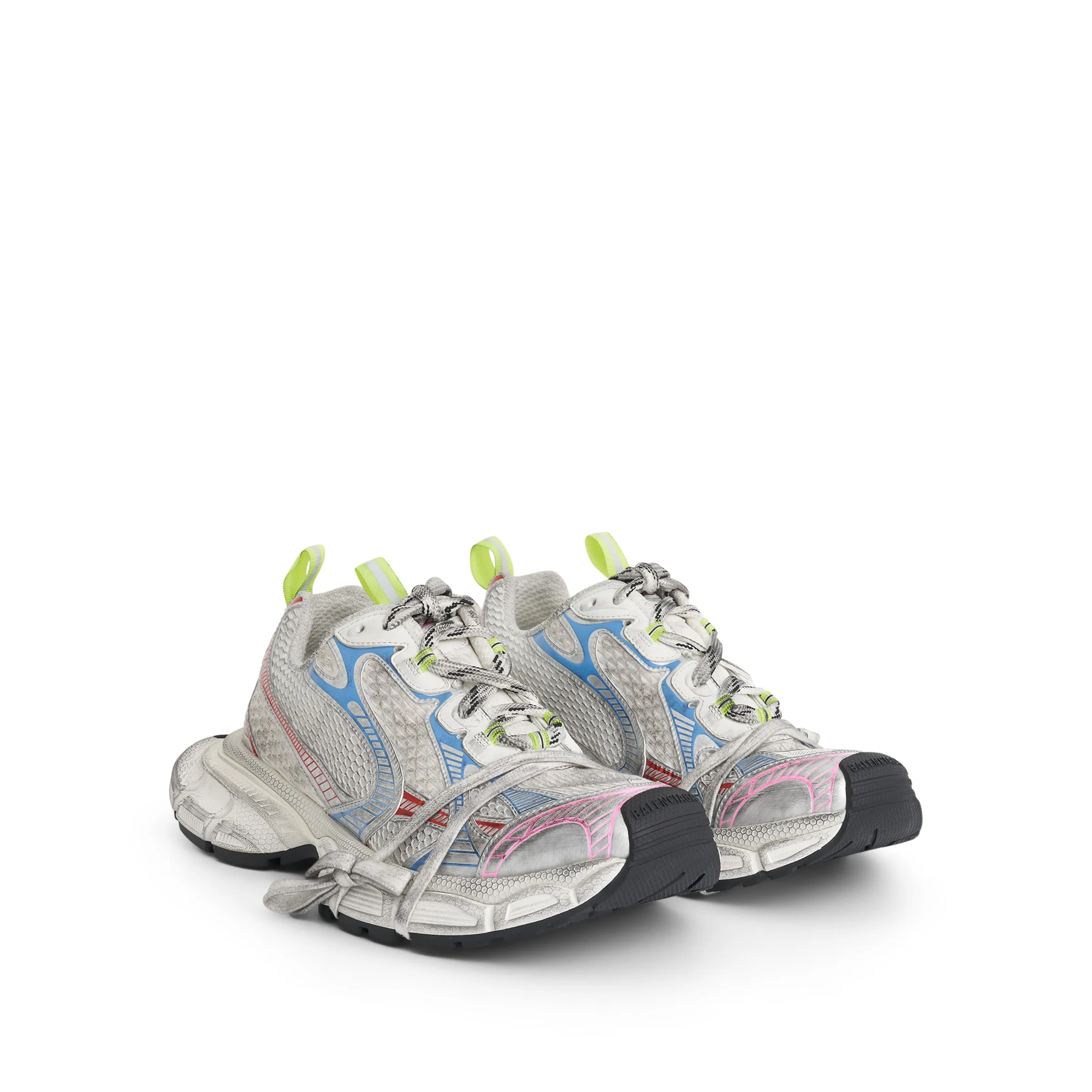 3XL Sneaker in White/Red/Blue sold by MARAIS product image thumbnail 2