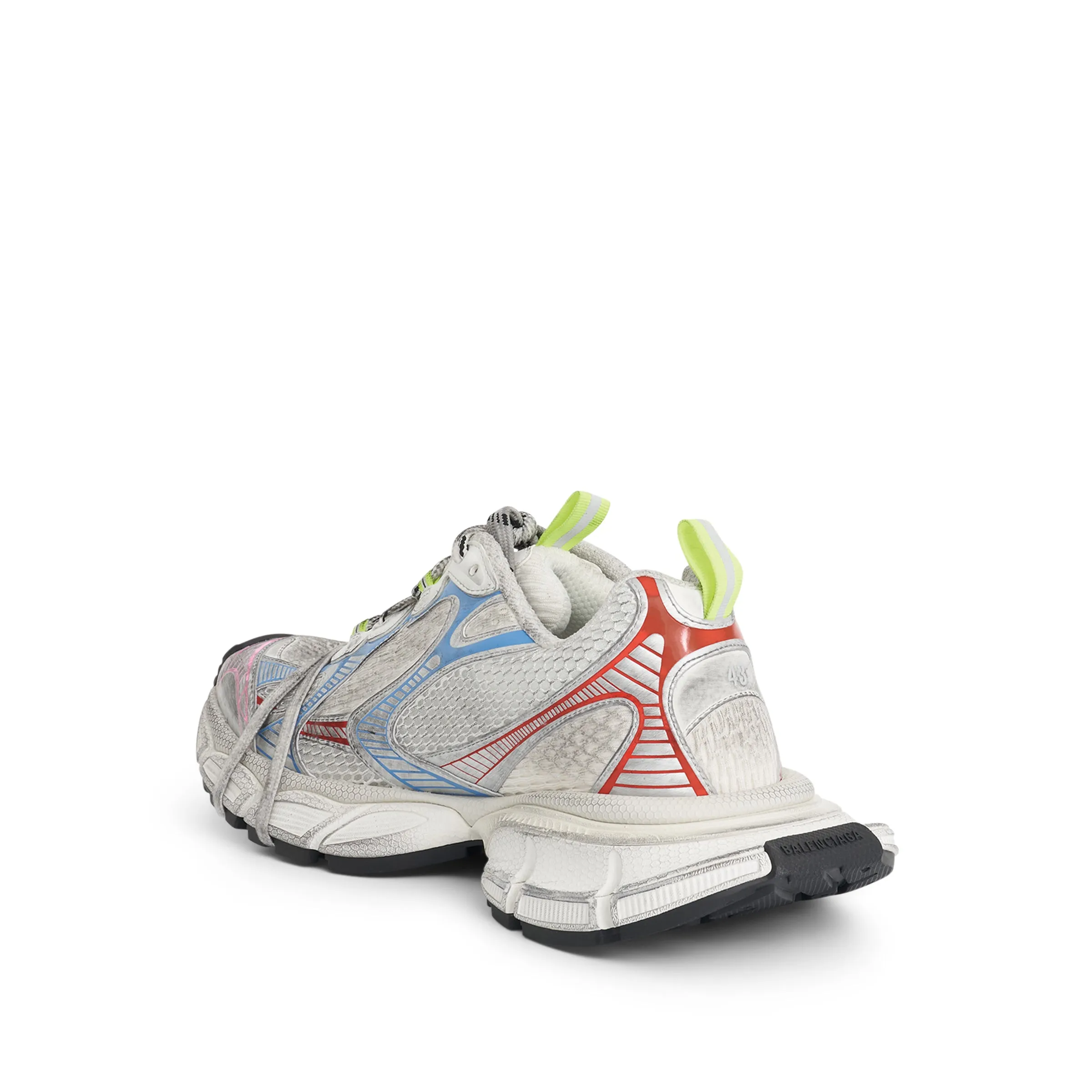 3XL Sneaker in White/Red/Blue sold by MARAIS product image thumbnail 3