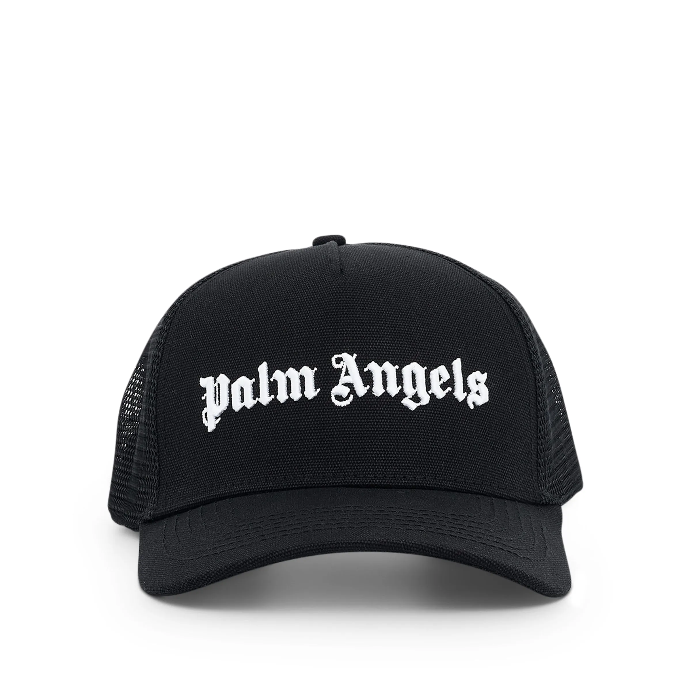 Classic Logo Trucker Cap in Black/White sold by MARAIS