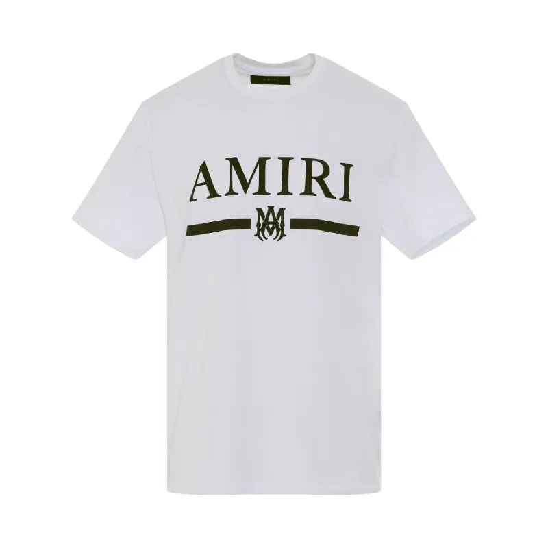 MA Bar Logo T-Shirt in White sold by MARAIS