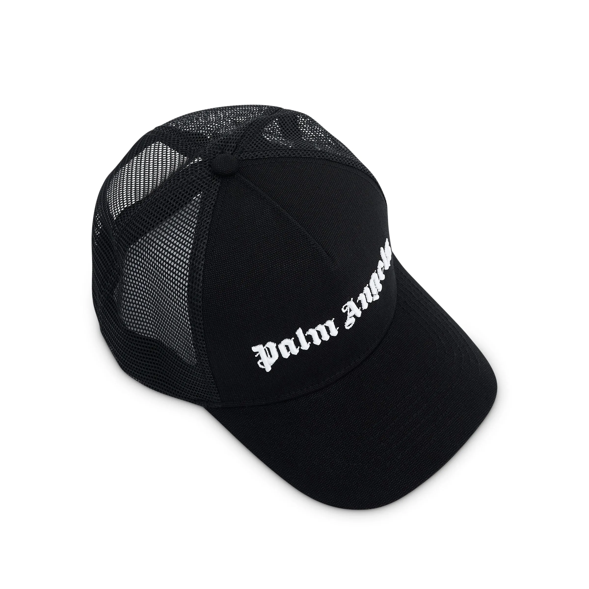 Classic Logo Trucker Cap in Black/White sold by MARAIS product image thumbnail 4
