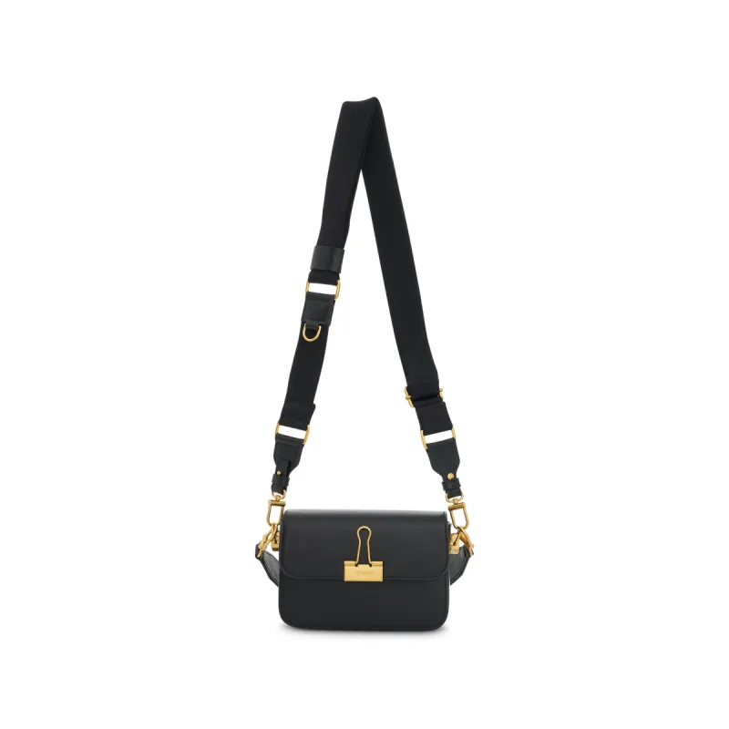 Plain Small Binder Shoulder Bag in Black sold by MARAIS