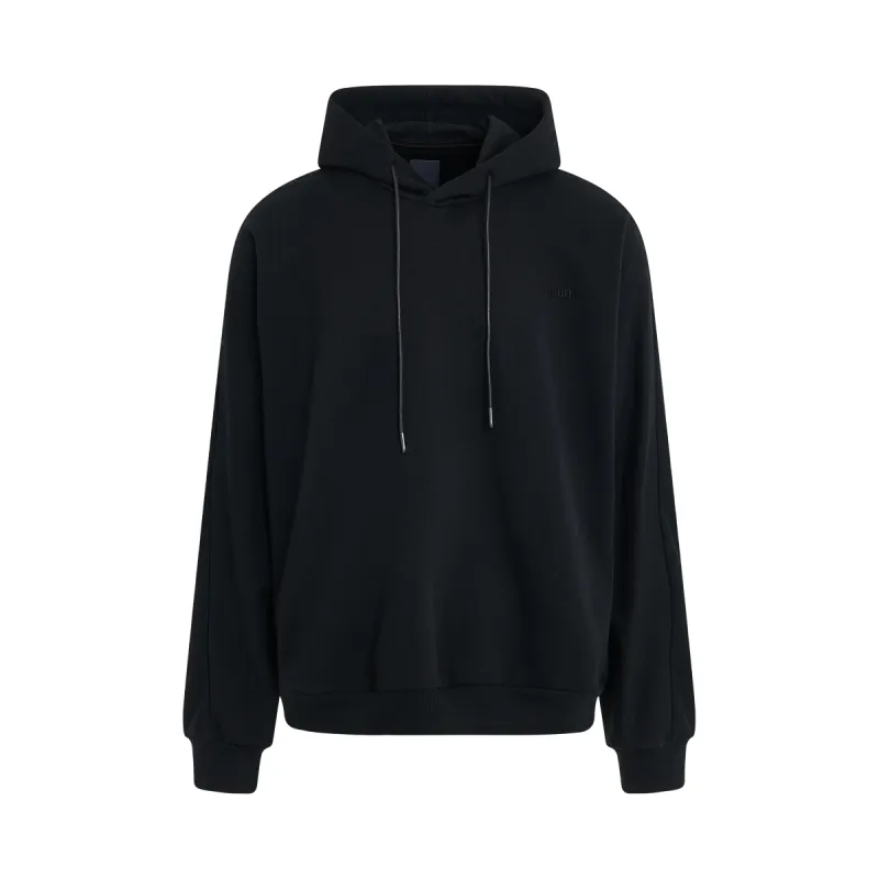 Essential Cotton Hoodie in Black sold by MARAIS