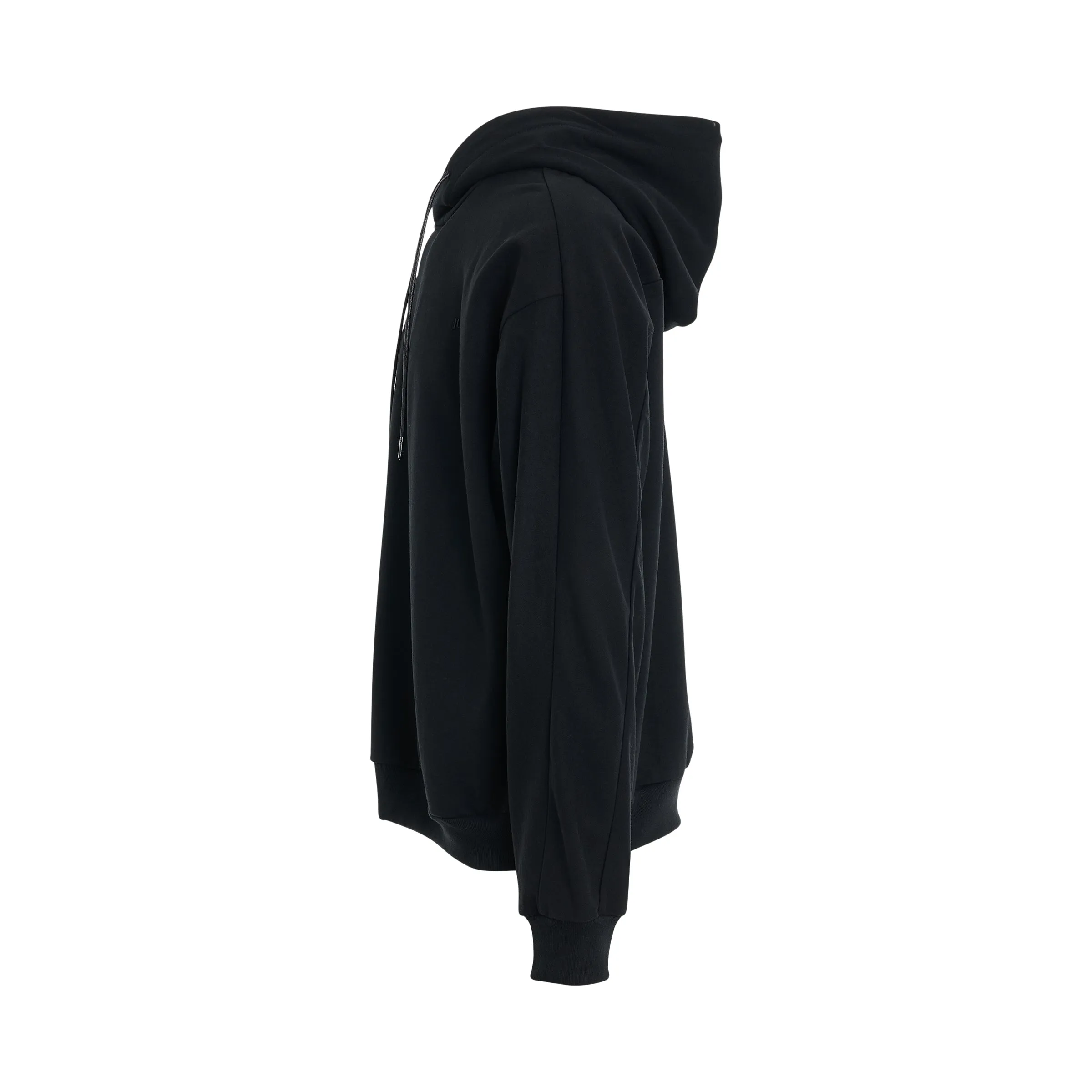 Essential Cotton Hoodie in Black sold by MARAIS product image thumbnail 3