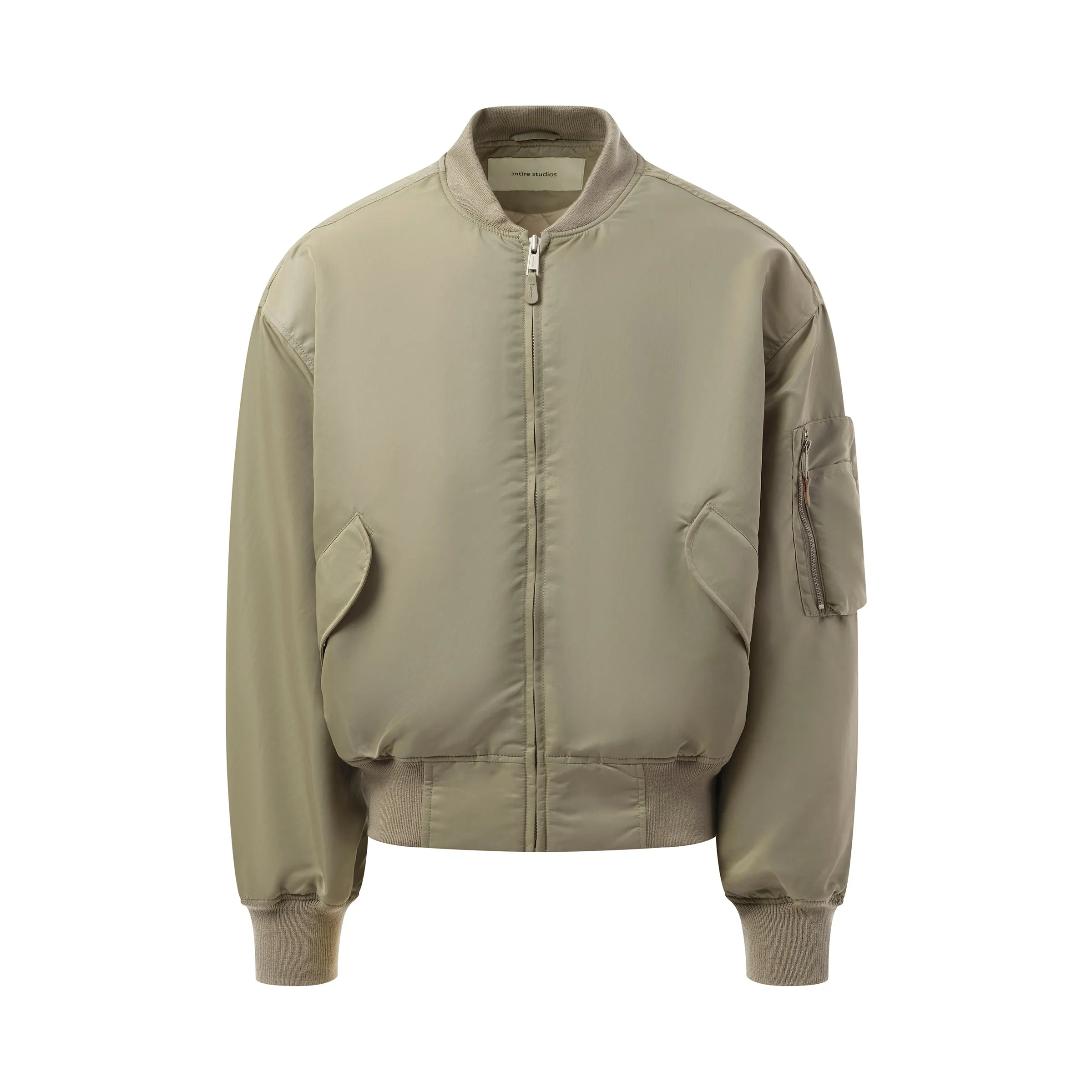 Broad Bomber Jacket in Grey sold by MARAIS product image thumbnail 2