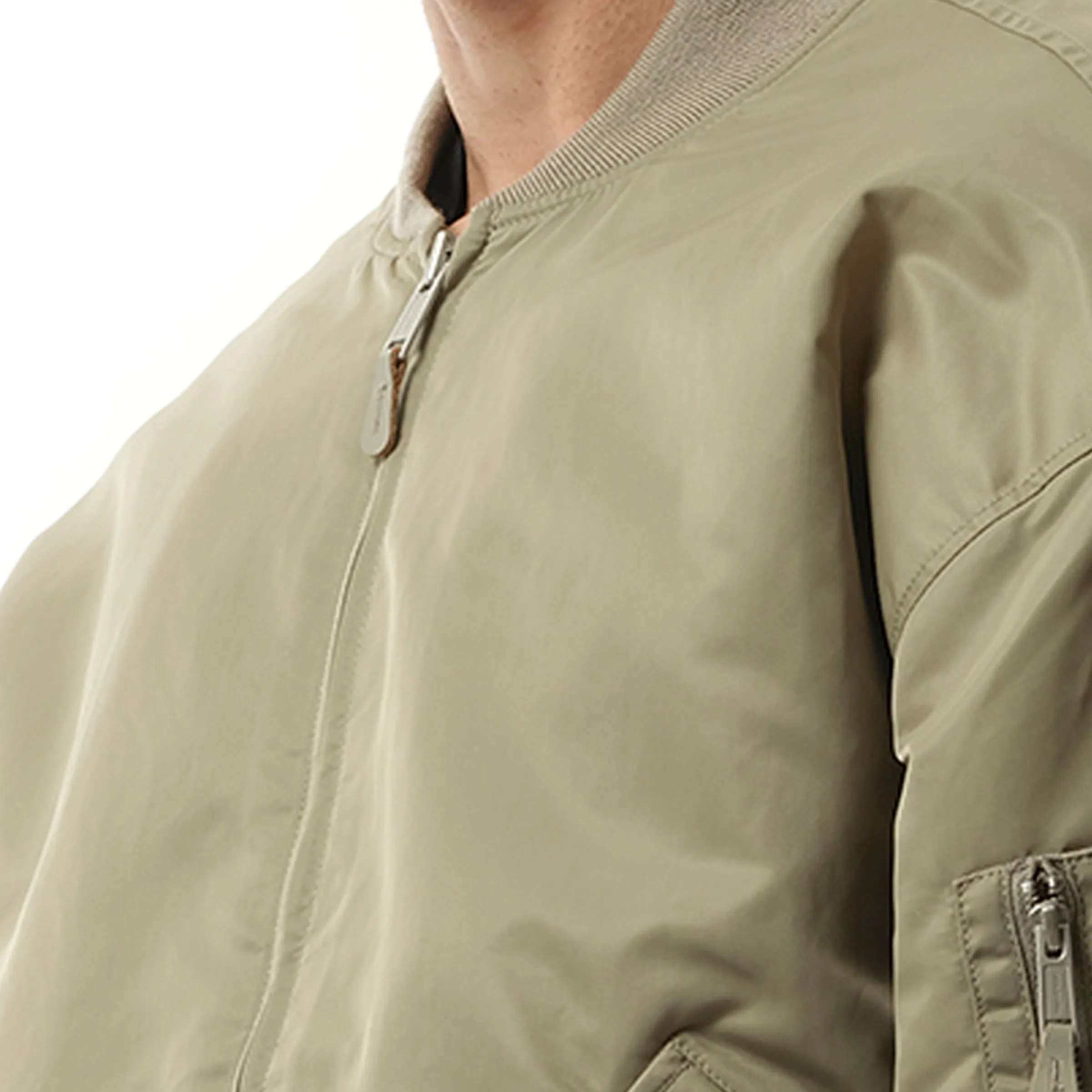 Broad Bomber Jacket in Grey sold by MARAIS product image thumbnail 3