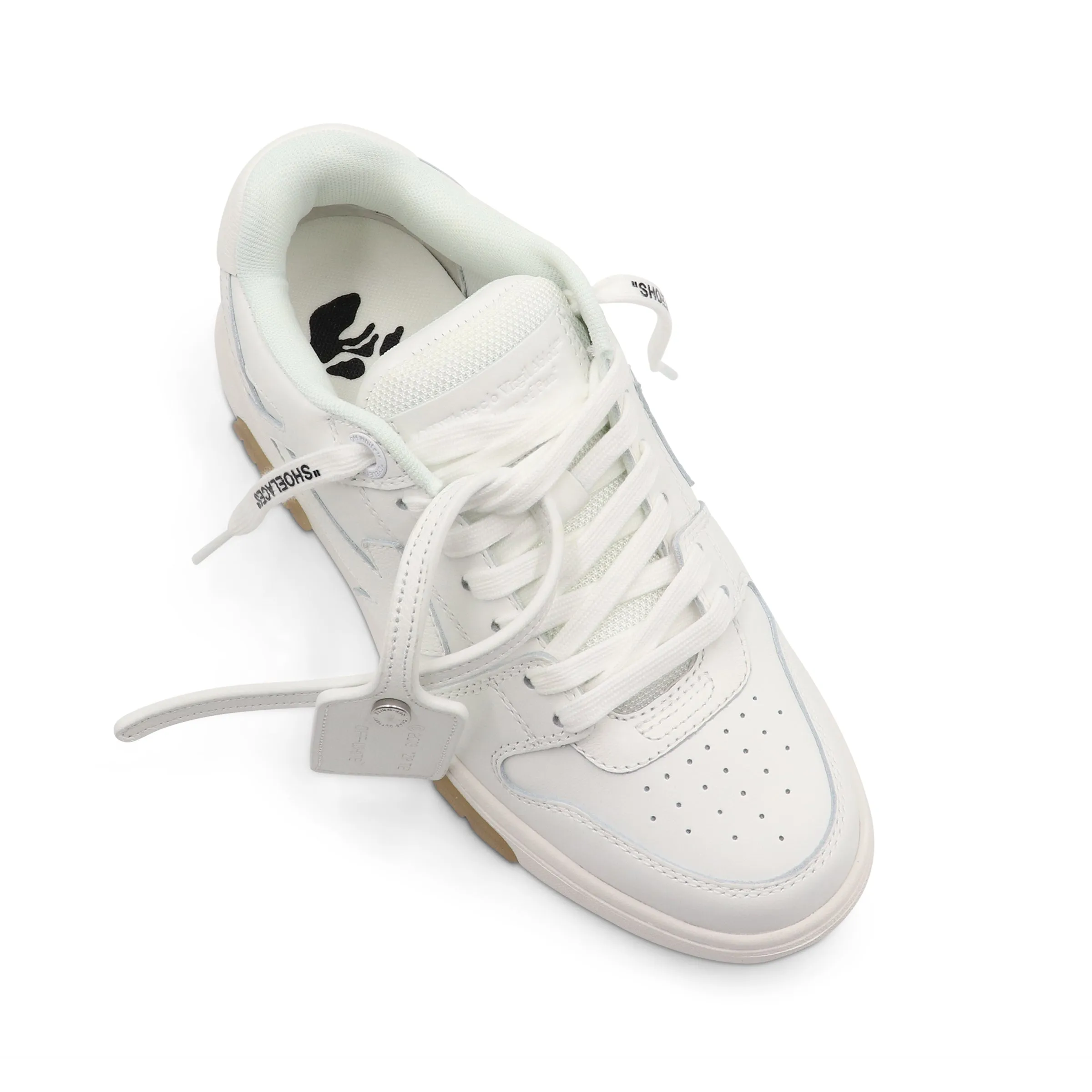 Out Of Office Calf Leather Sneakers in White sold by MARAIS product image thumbnail 4