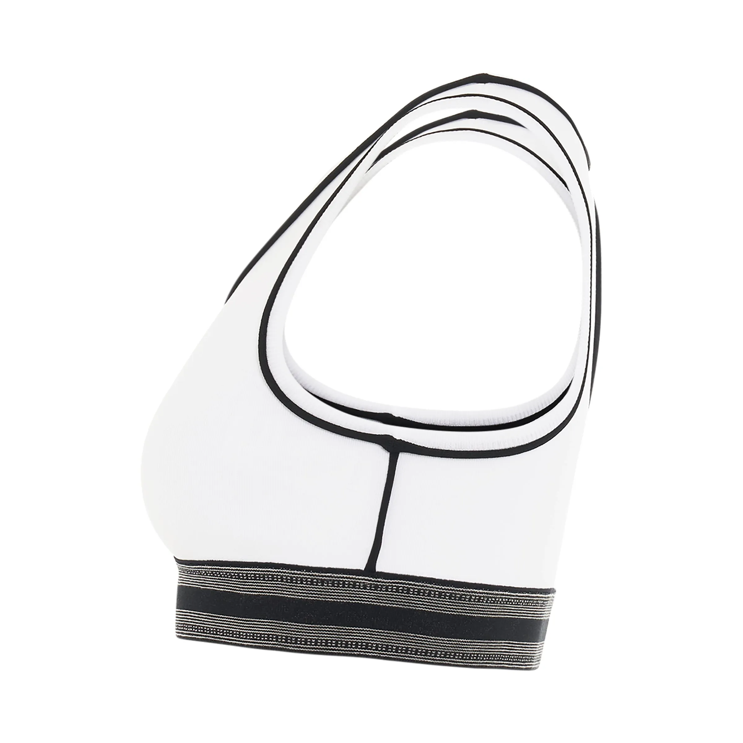 Logo Cropped Tank Top in White sold by MARAIS product image thumbnail 3