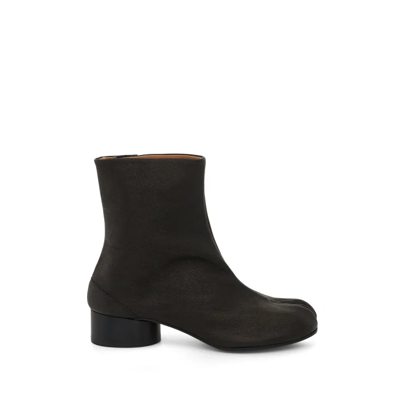 Tabi Ankle Boots 3cm Heel in Black sold by MARAIS