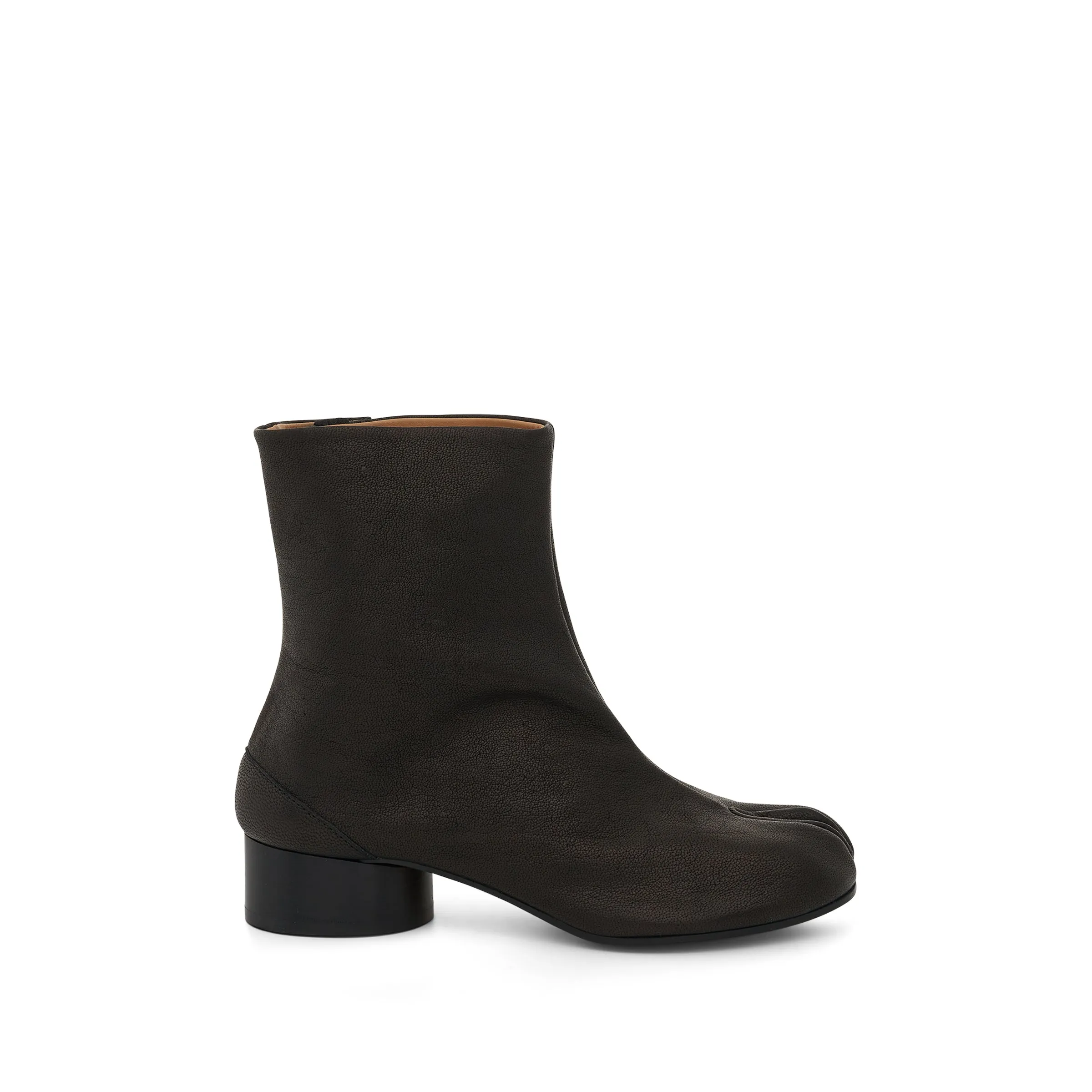 Tabi Ankle Boots 3cm Heel in Black sold by MARAIS