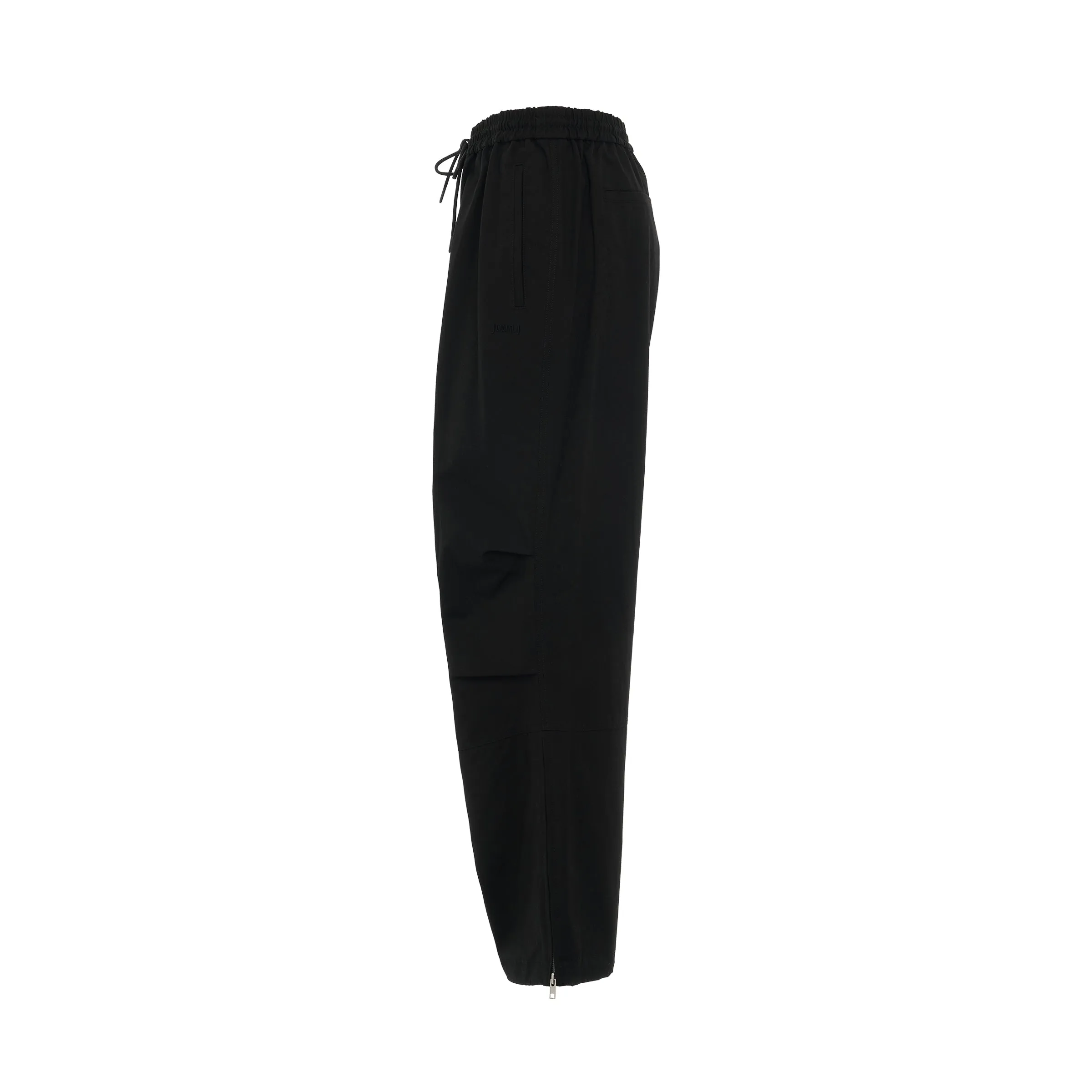 Loose-Fit Cotton Pants in Black sold by MARAIS product image thumbnail 3