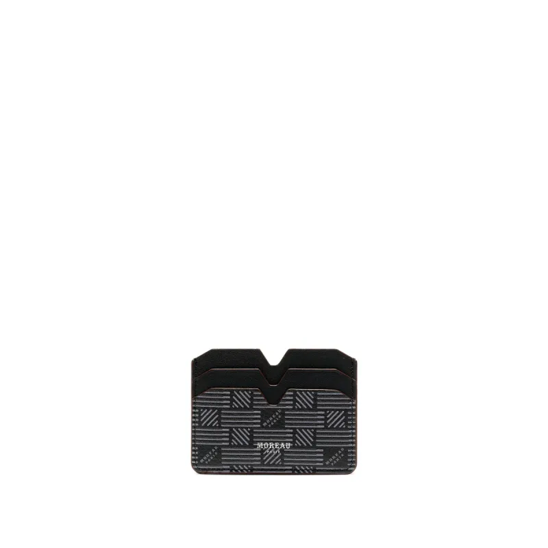 Leather Credit Card Wallet 4 CC in Black sold by MARAIS