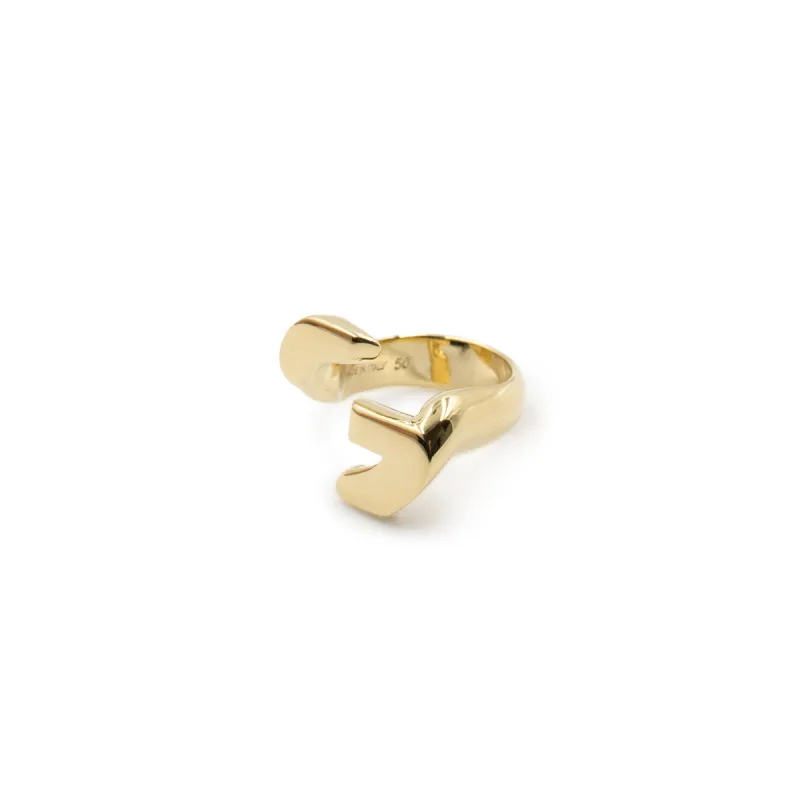 G Chain Gold Open Ring in Gold sold by MARAIS