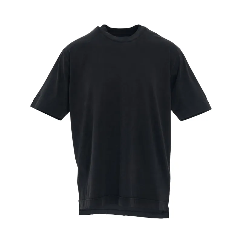 Embroidered Bandanas Washed T-Shirt in Black sold by MARAIS