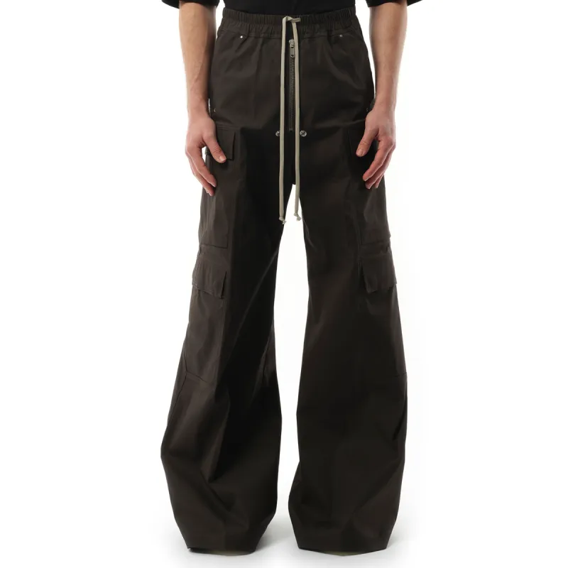 Cotton Poplin Cargobelas Pants in Dark Dust sold by MARAIS