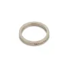 Margiela Logo Ring in Silver sold by MARAIS