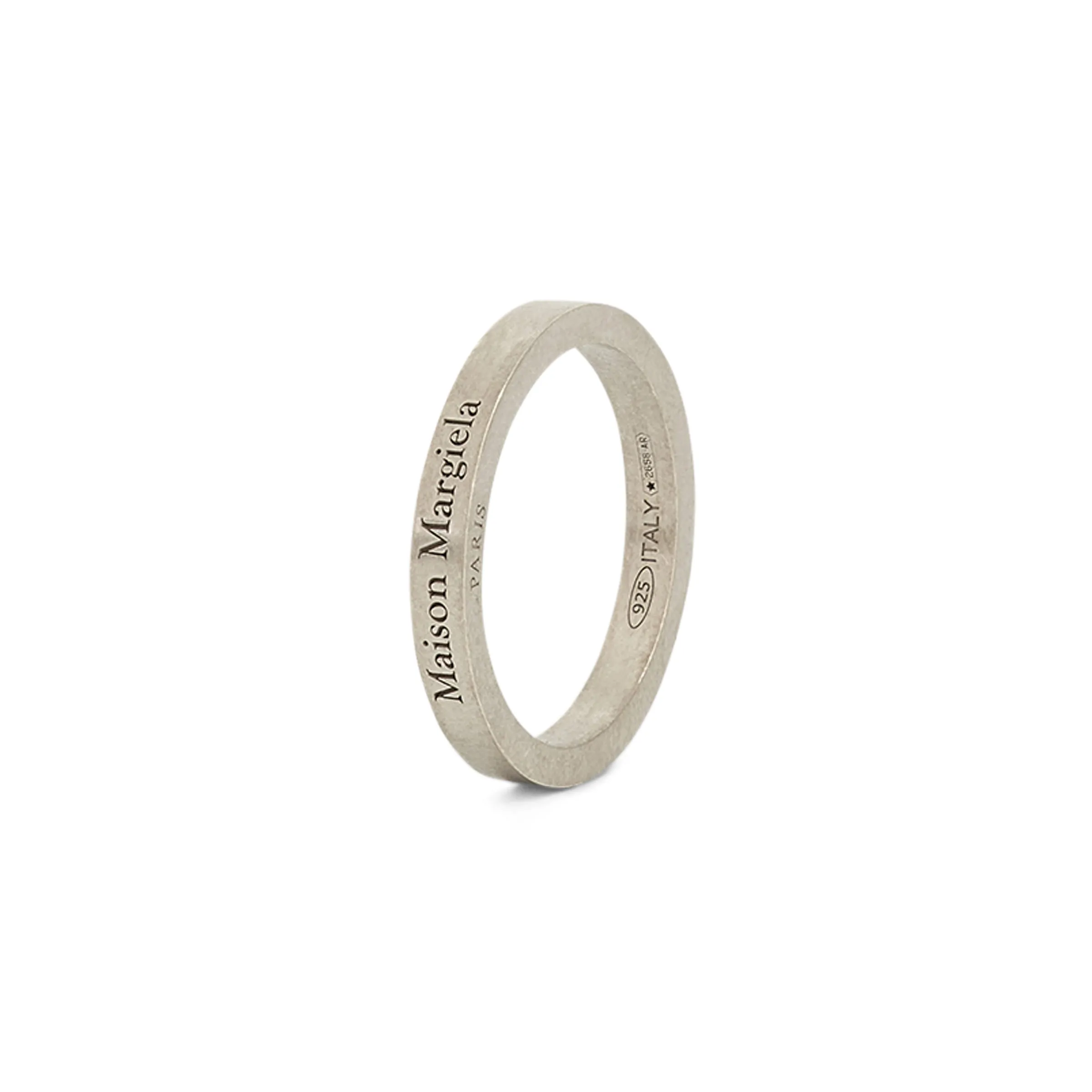 Margiela Logo Ring in Silver sold by MARAIS product image thumbnail 3