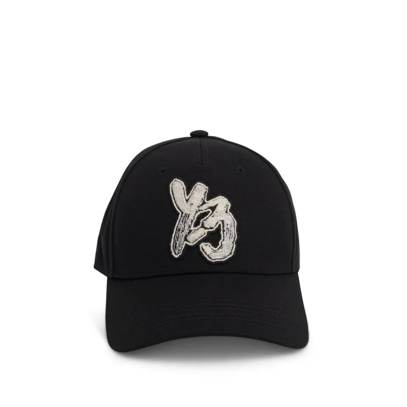 Y-3 Logo Cap in Black sold by MARAIS