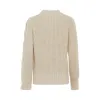 Wool Mohair Knit Pullover in Off White sold by MARAIS