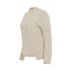 Wool Mohair Knit Pullover in Off White sold by MARAIS
