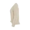 Wool Mohair Knit Pullover in Off White sold by MARAIS