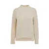 Wool Mohair Knit Pullover in Off White sold by MARAIS