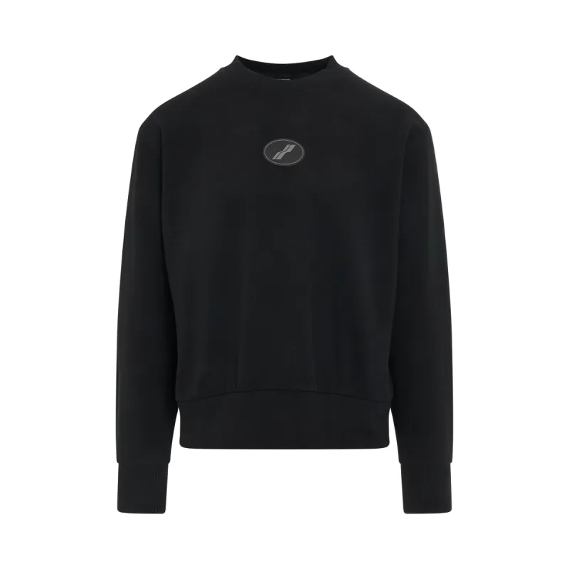 Symbol Wappen Sweatshirt in Black sold by MARAIS