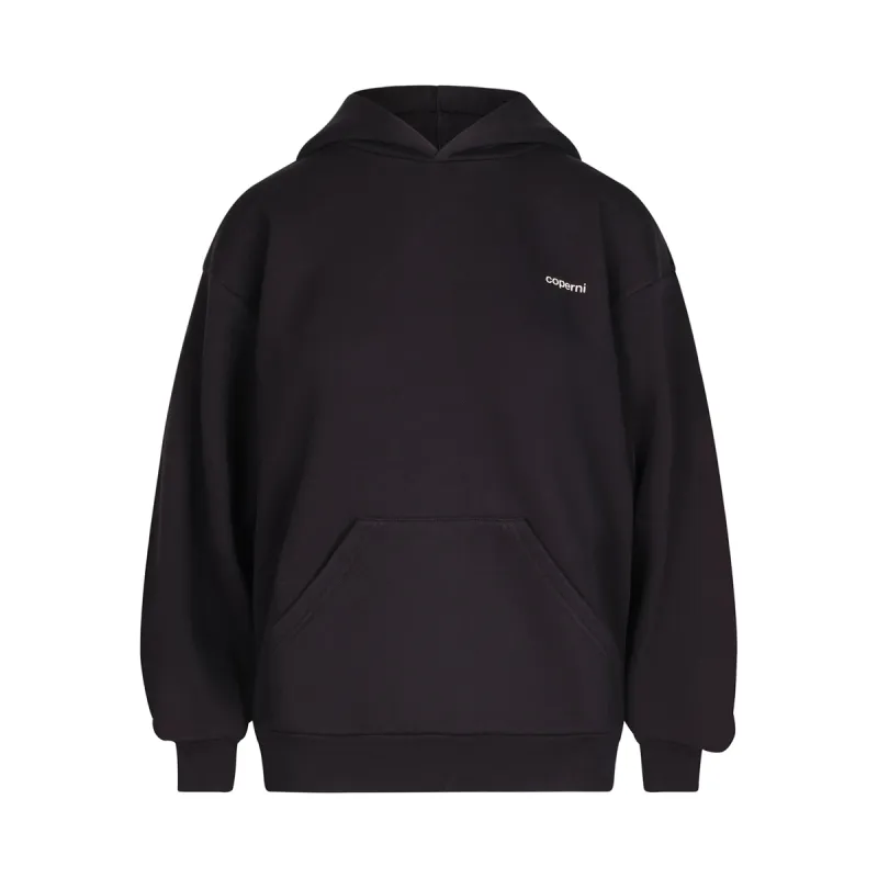 Coperni Logo Hoodie in Black sold by MARAIS