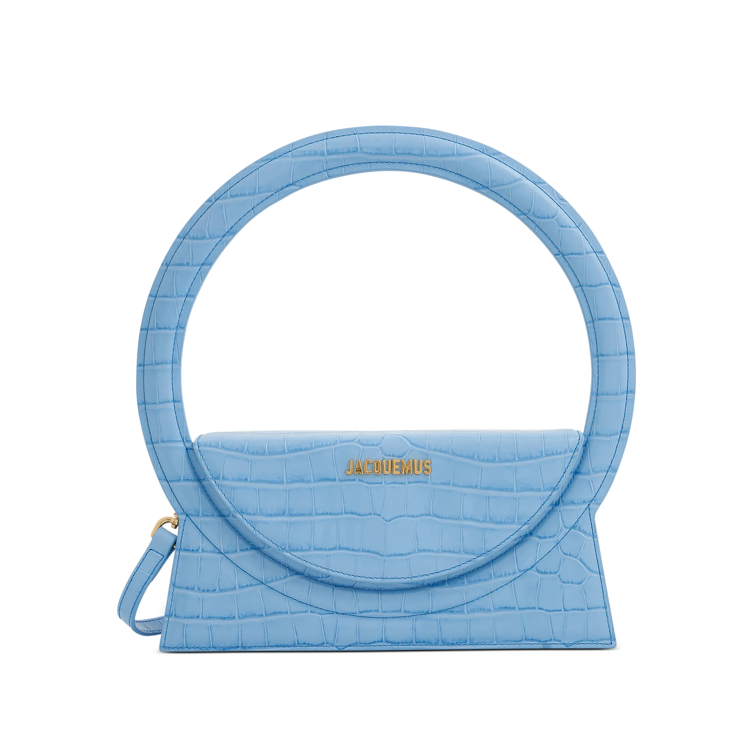 Le Sac Rond Circle Purse in Blue sold by MARAIS