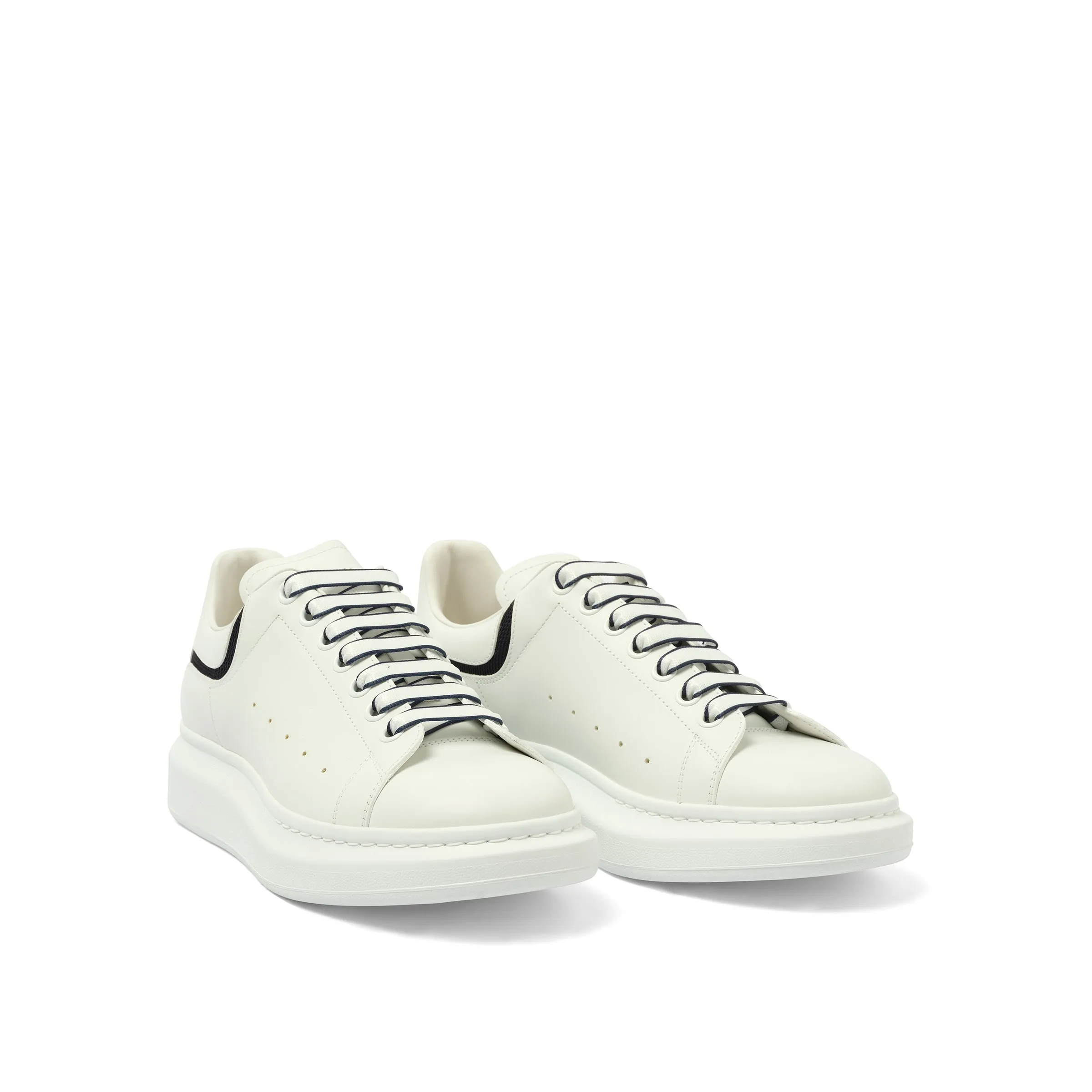 Larry Oversized Sneaker in White/Navy sold by MARAIS product image thumbnail 2