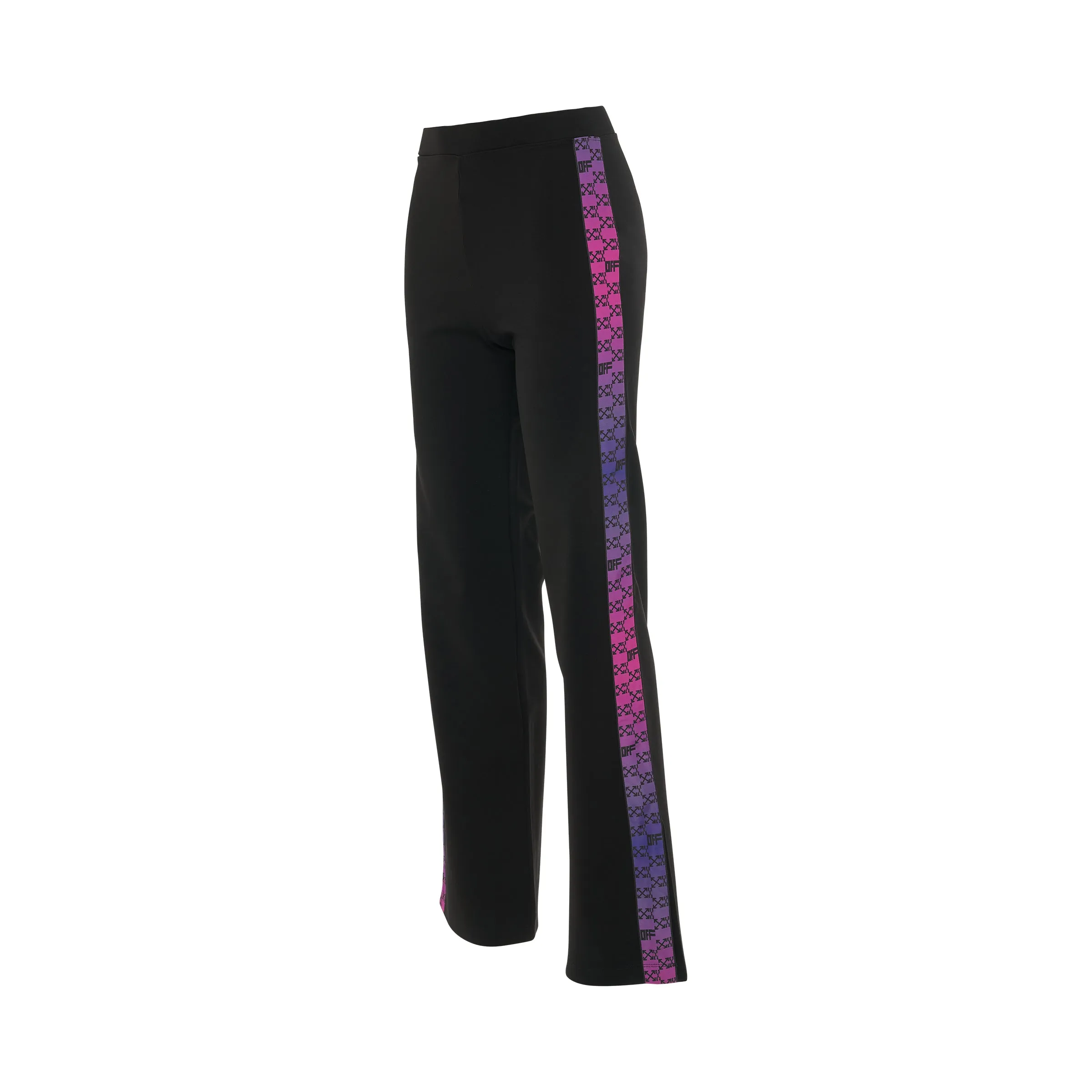 Monogram Band Split Track Pant in Black sold by MARAIS product image thumbnail 2