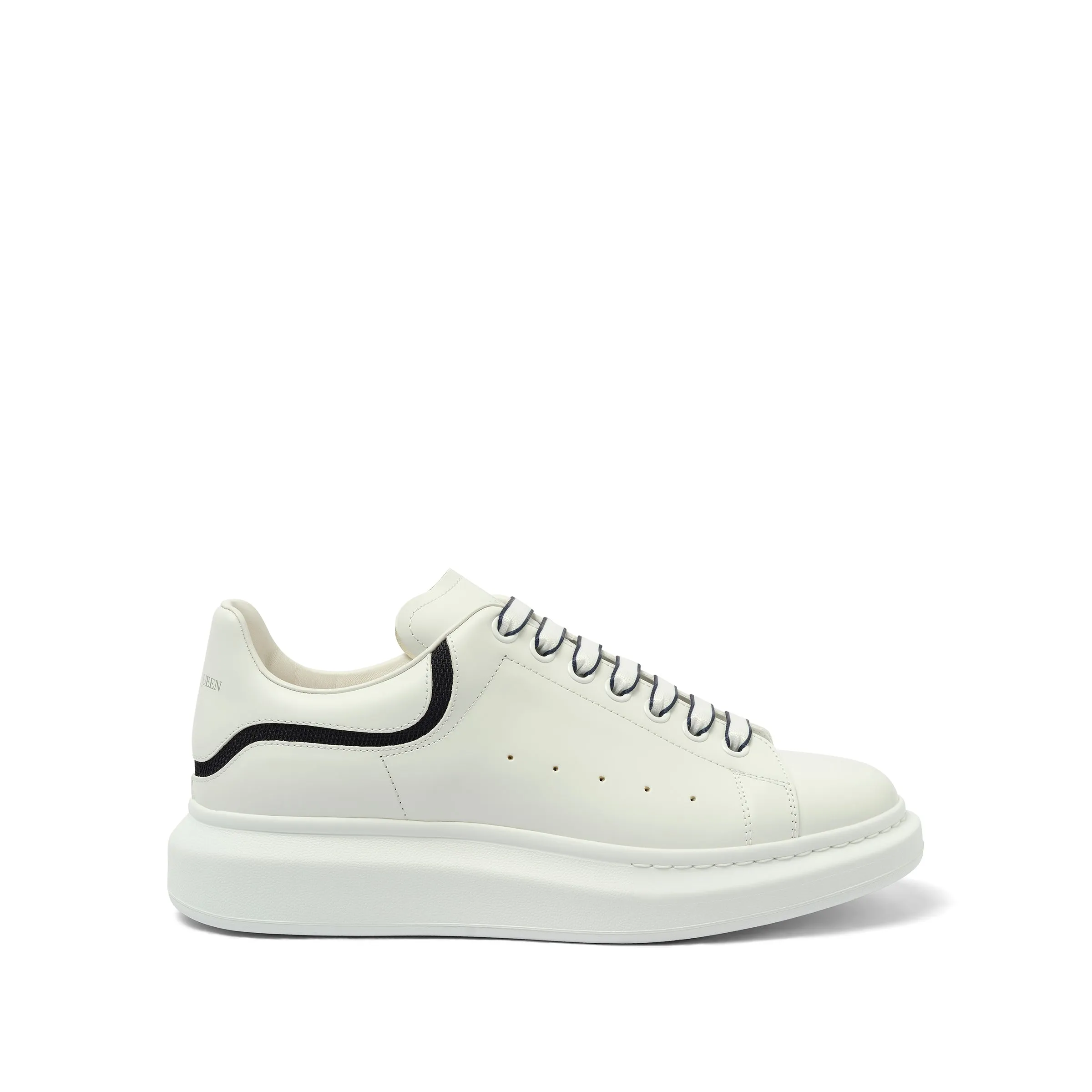 Larry Oversized Sneaker in White/Navy sold by MARAIS