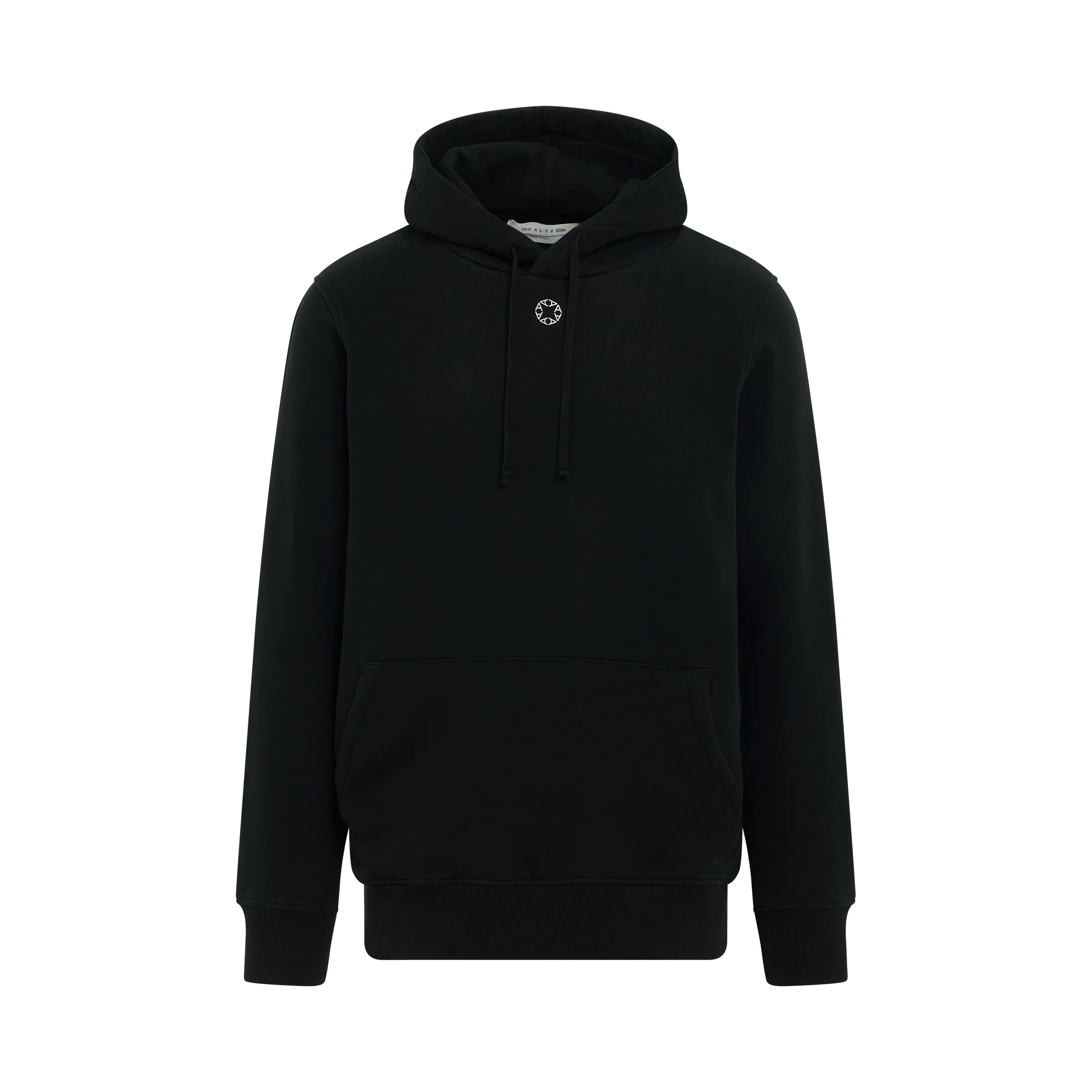 Printed Logo Hoodie in Black sold by MARAIS