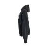 Handwritten Logo Round Hoodie in Faded Black/White sold by MARAIS