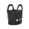 Tropicalia Micro Tote Bag in Black sold by MARAIS