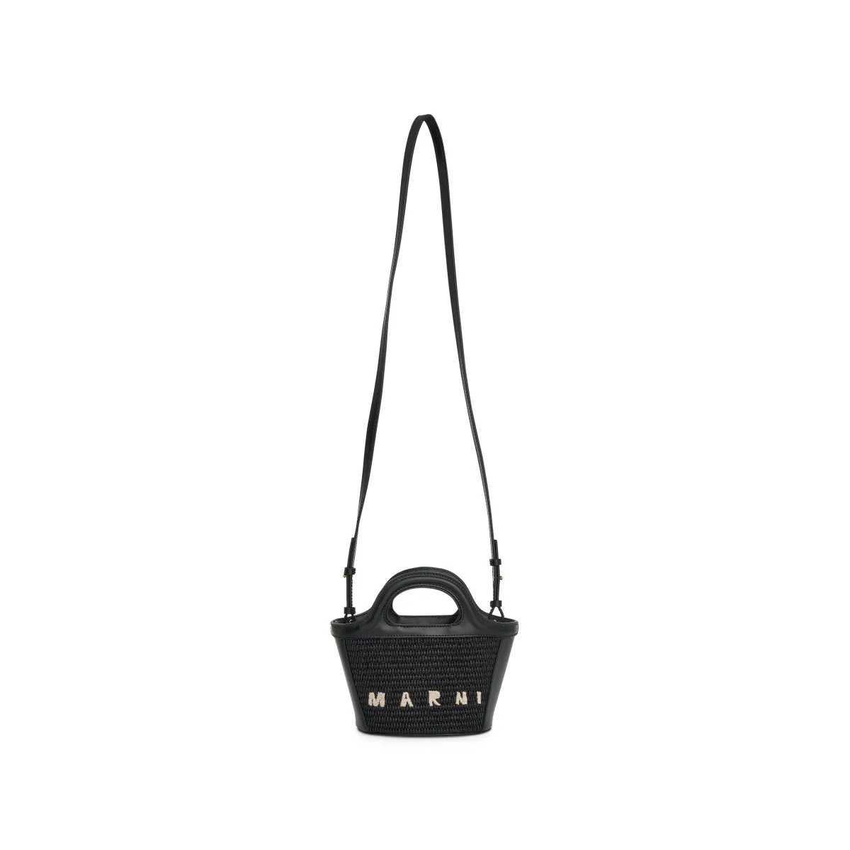Tropicalia Micro Tote Bag in Black sold by MARAIS