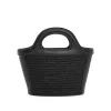 Tropicalia Micro Tote Bag in Black sold by MARAIS