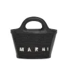 Tropicalia Micro Tote Bag in Black sold by MARAIS
