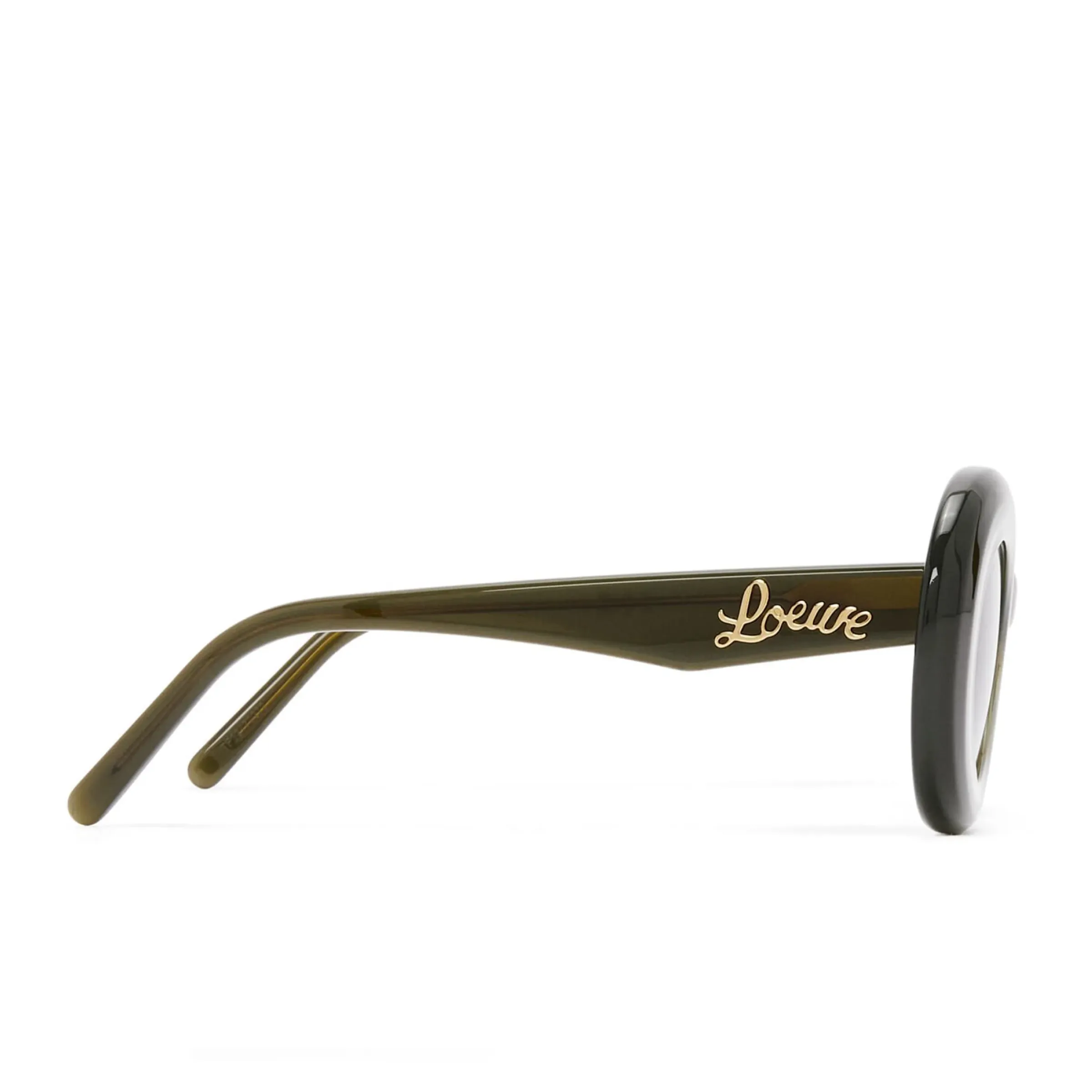 Loewe LW40112I 4796A Acetate Sunglasses in Green sold by MARAIS product image thumbnail 3