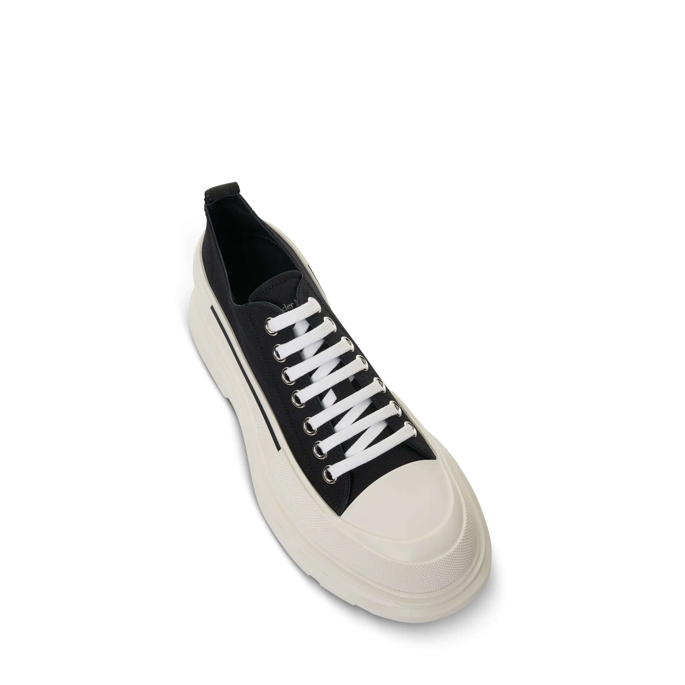 Tread Slick Canvas Lace-Up Shoes in Black/White sold by MARAIS product image thumbnail 4