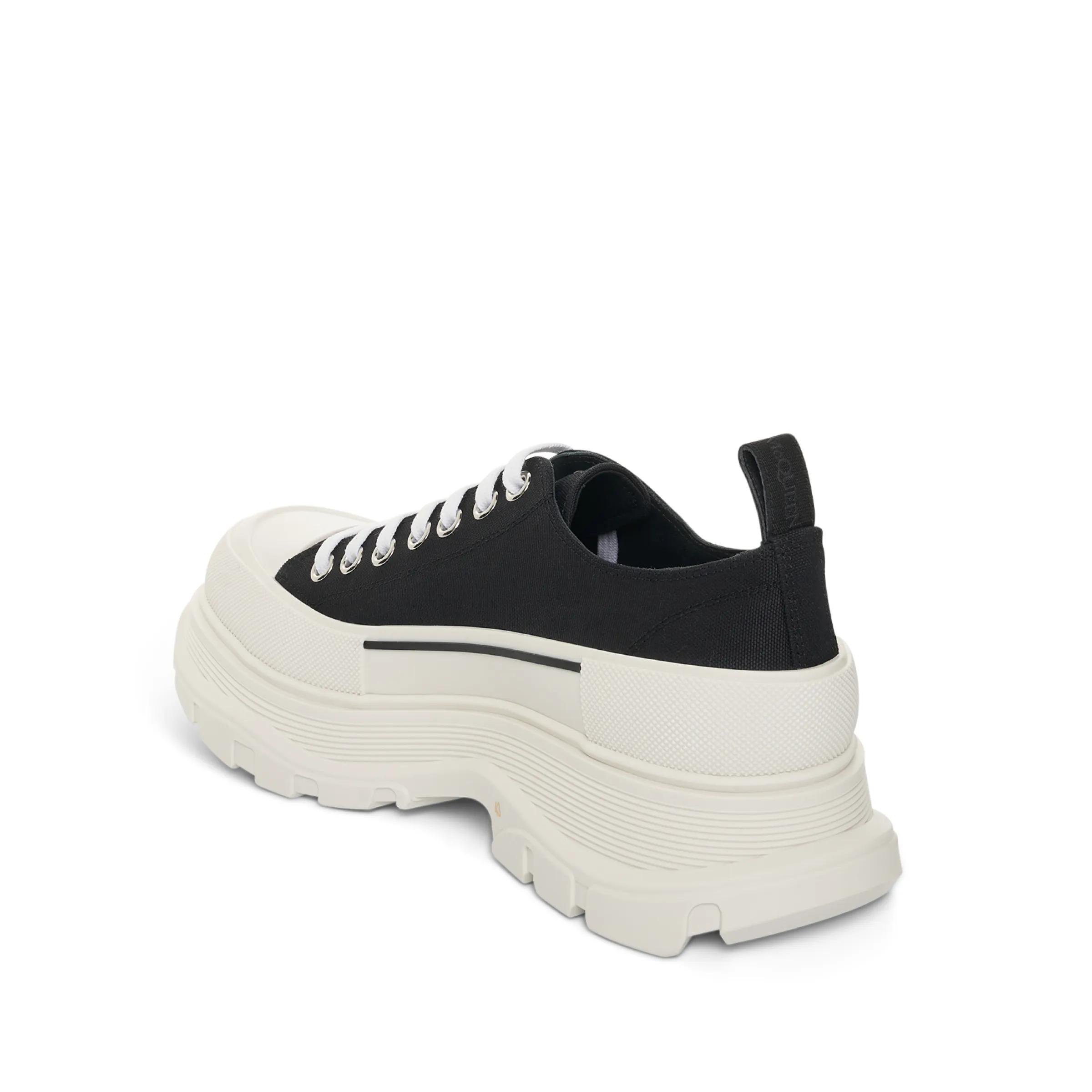 Tread Slick Canvas Lace-Up Shoes in Black/White sold by MARAIS product image thumbnail 3