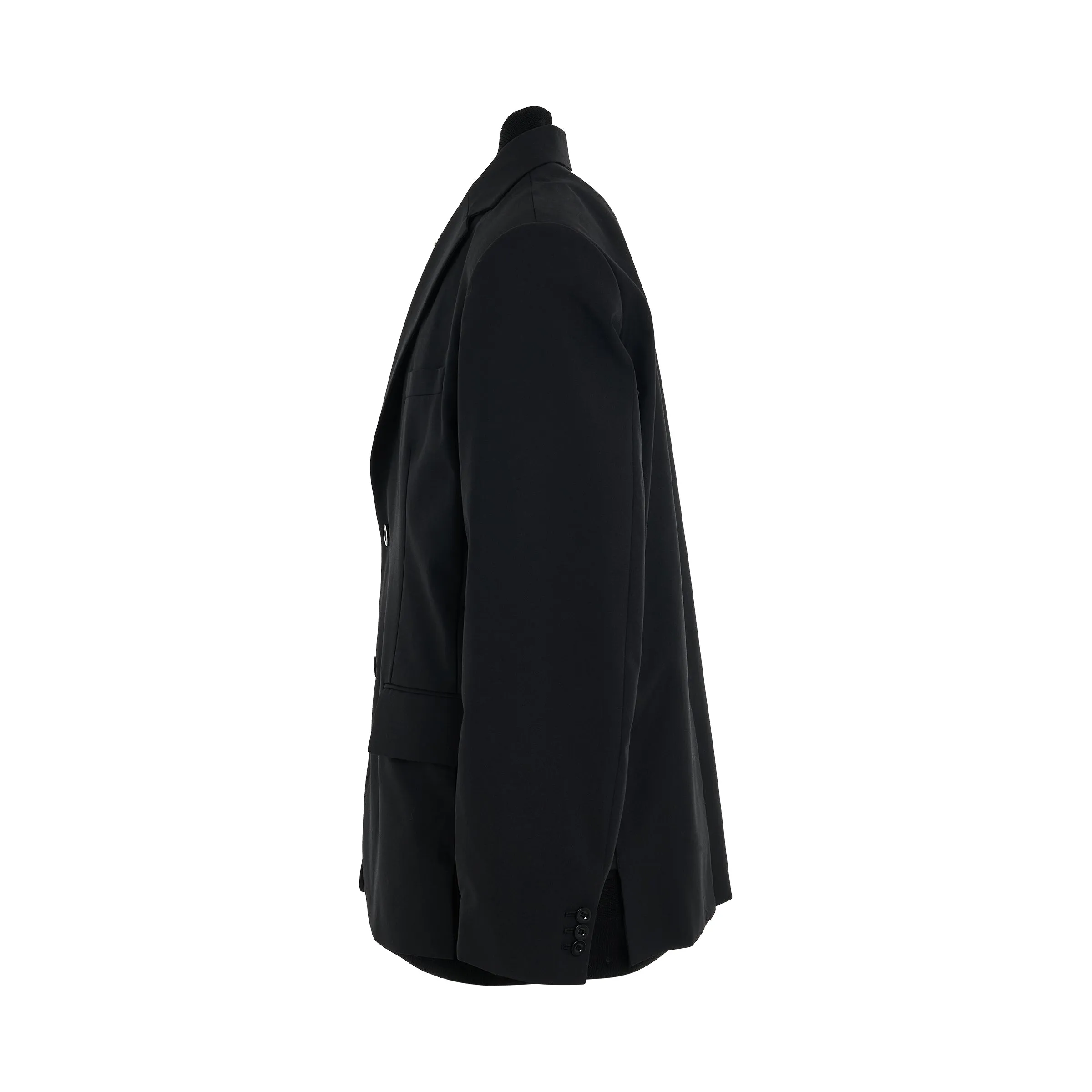 Suiting x Nylon Twill Jacket in Black sold by MARAIS product image thumbnail 3