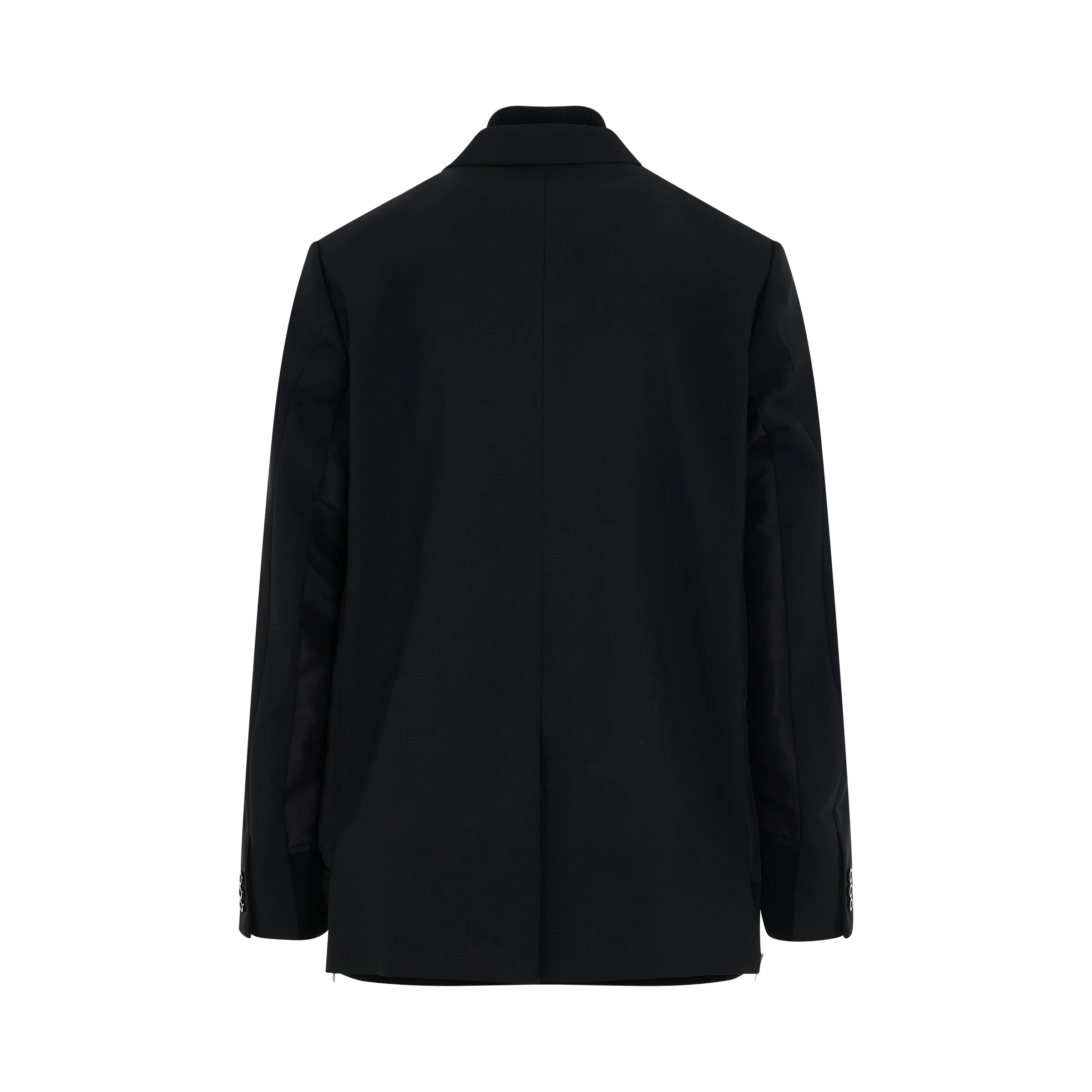 Suiting x Nylon Twill Jacket in Black sold by MARAIS product image thumbnail 4