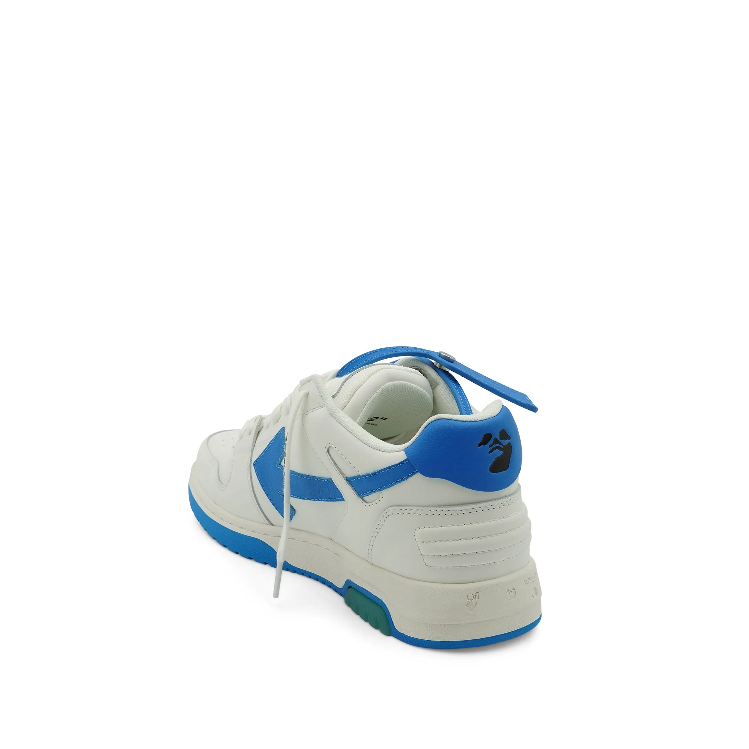 Out Of Office Calf Leather Sneaker in White/Blue sold by MARAIS product image thumbnail 3