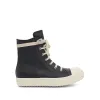 EDFU Leather Sneakers in Black/Milk sold by MARAIS